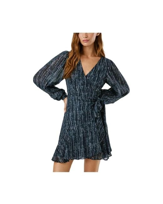 Pepe Jeans Blue Short Dresses