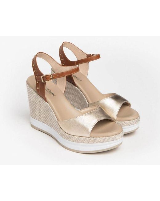 Wedges Nero Giardini de color Metallic