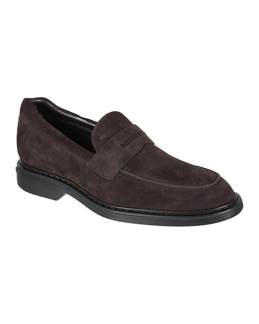 Hogan Black Loafers for men