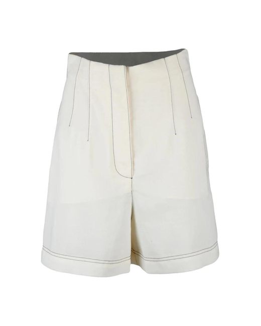 Philosophy Di Lorenzo Serafini White Casual Shorts