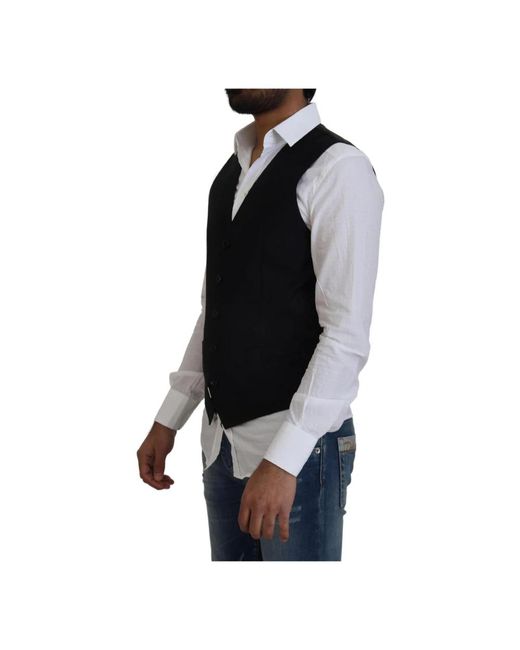 Jackets > vests Dolce & Gabbana pour homme en coloris Black