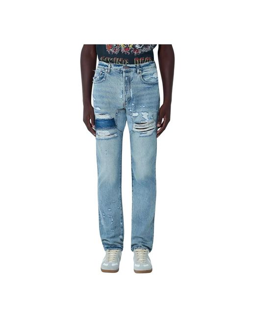 GALLERY DEPT. Blue Straight Jeans for men