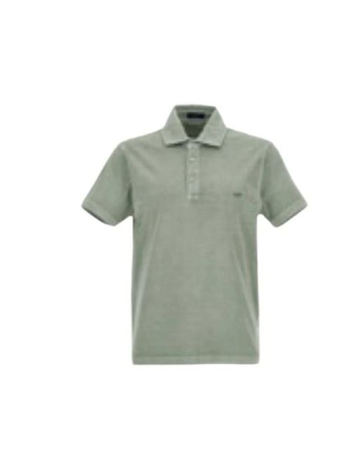 Fay Green Polo Shirts for men