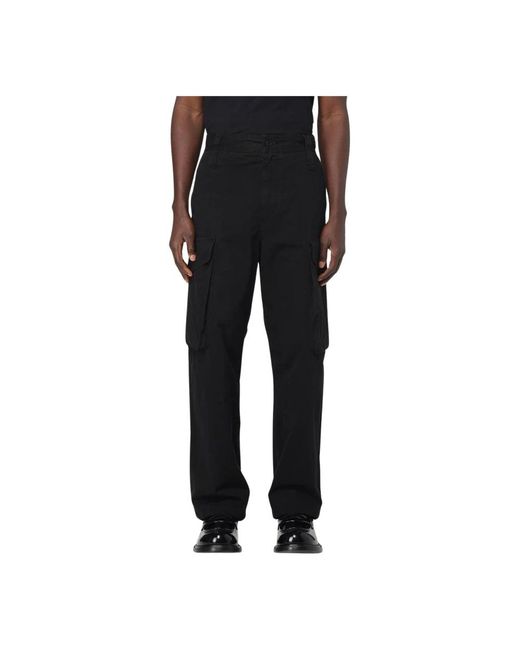 Straight Trousers di MSGM in Black da Uomo