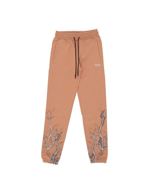 PHOBIA ARCHIVE Lightning Pants in het Brown voor heren