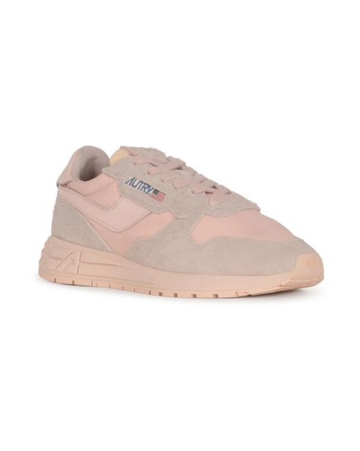 Autry Schoenen ,Roze ,Lage Sneakers Exclusief Model in het Pink