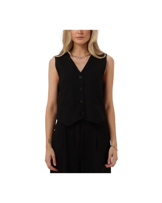 Modström Jassen ,Zwart ,Polyester Galemd Vest in het Black