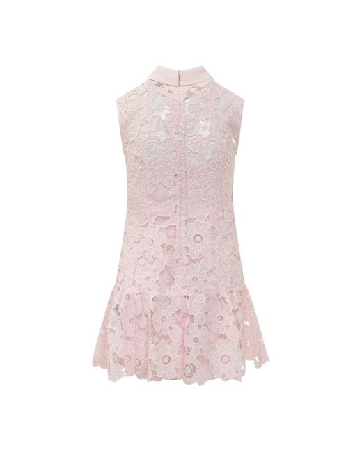 Self-Portrait Pink Short Dresses