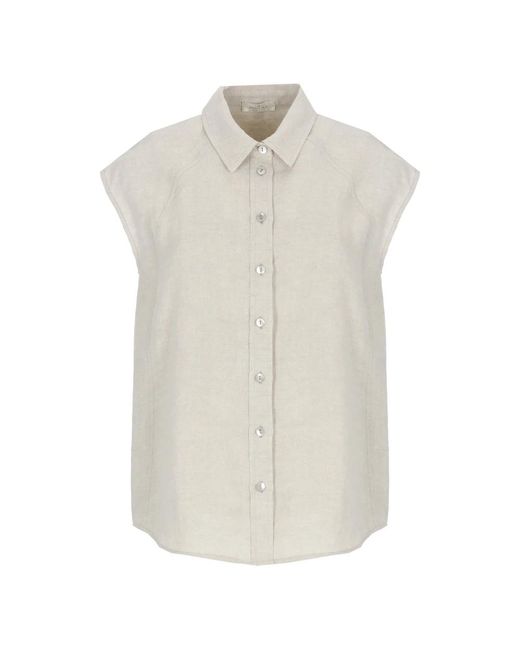 Panicale White Leinenhemd