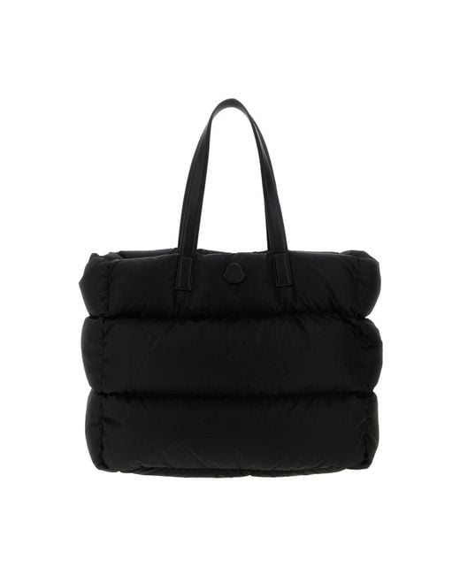 Moncler Schwarze Caradoc Gepolsterte Tote Tasche in Black für Herren