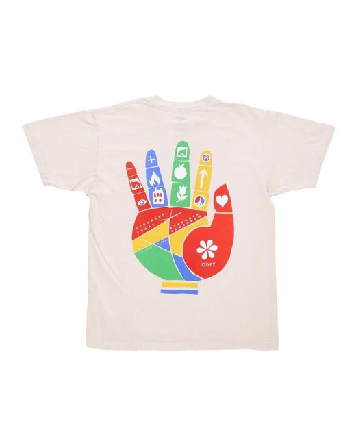 Obey Sago Herren T-Shirt Kurzarm in White für Herren