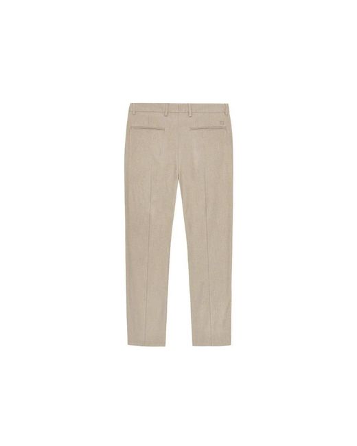 Les Deux Como Reg Solid Pants in het Natural voor heren