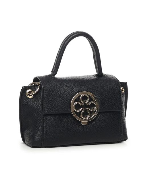 V73 Black Schwarze Synthetische Damenhandtasche