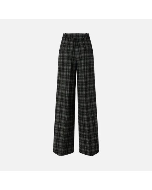 Pinko Black Wide Trousers