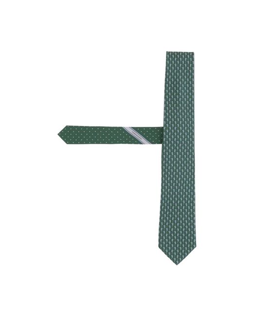 Ferragamo Seidenkrawatte Mit Gemustertem Design in Green für Herren