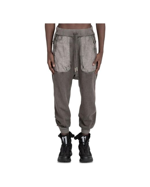 Pantaloni trasformabili tinti di Boris Bidjan Saberi in Gray da Uomo