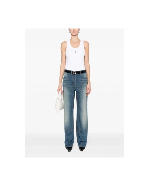 Givenchy Sleeveless Tops in het White