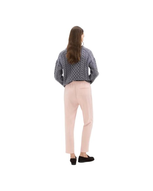 Theory Pink Straight Trousers