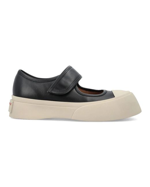 Marni Black Flat Shoes
