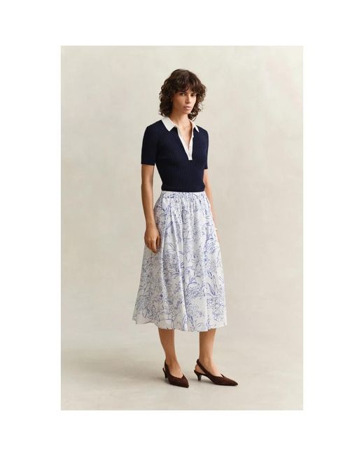 Gant Blue Midi Skirts