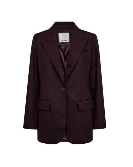 Blazers co'couture de color Purple