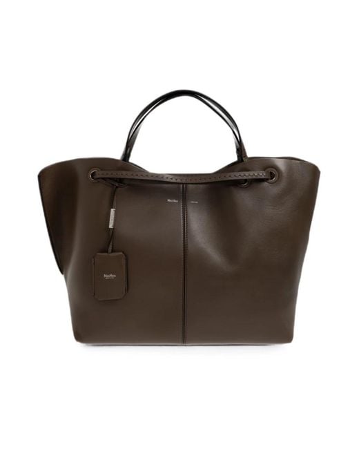Max Mara Brown Shopping Bags