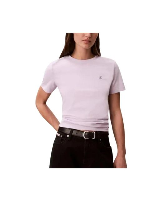 Calvin Klein Purple T-Shirts