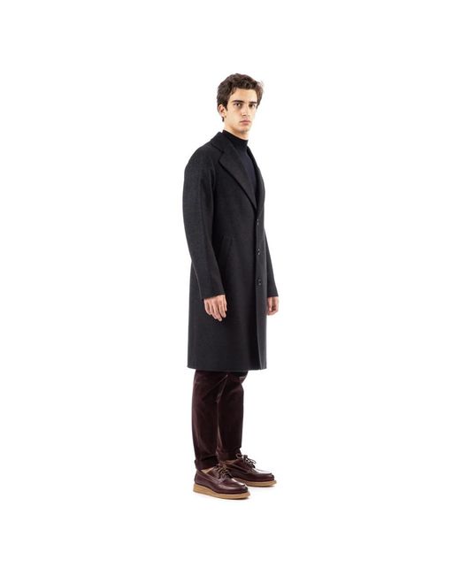 Lardini Black Single-Breasted Coats for men