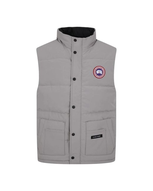 Canada Goose Gray Vests for men