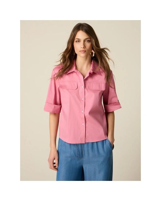 Shirts Oltre en coloris Pink