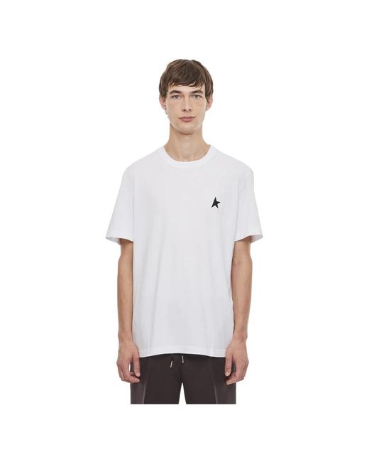 Golden Goose Deluxe Brand White T-Shirts for men