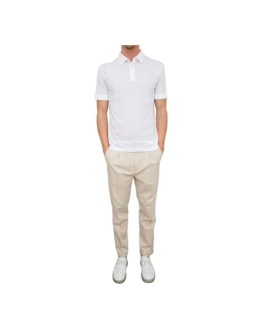 Paolo Pecora Gray Polo Shirts for men