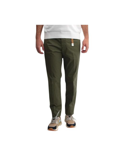 Pantaloni verdi con cintura regolabile di White Sand in Green da Uomo