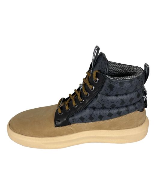 Baldessarini Black Lace-Up Boots for men
