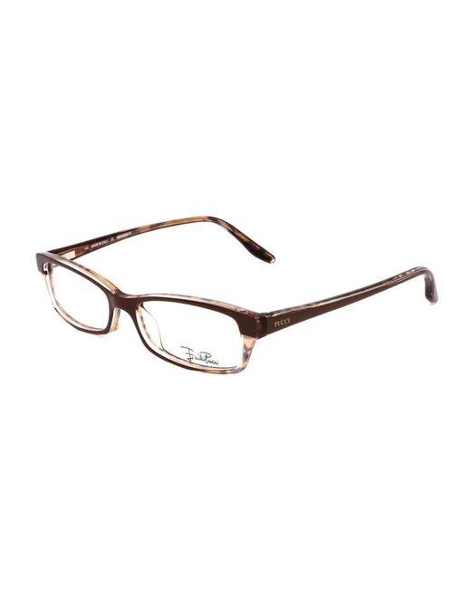 Emilio Pucci Brown Glasses