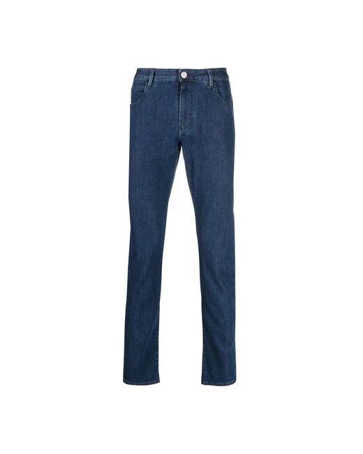 Giorgio Armani Blue Slim-Fit Jeans for men