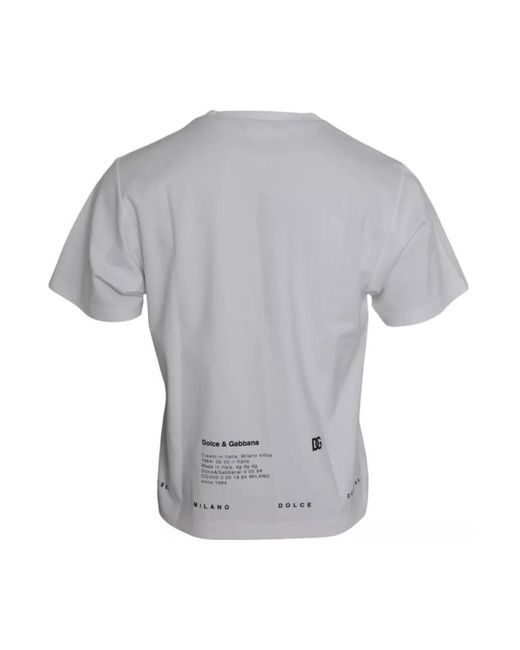 Dolce & Gabbana Gray T-Shirts for men