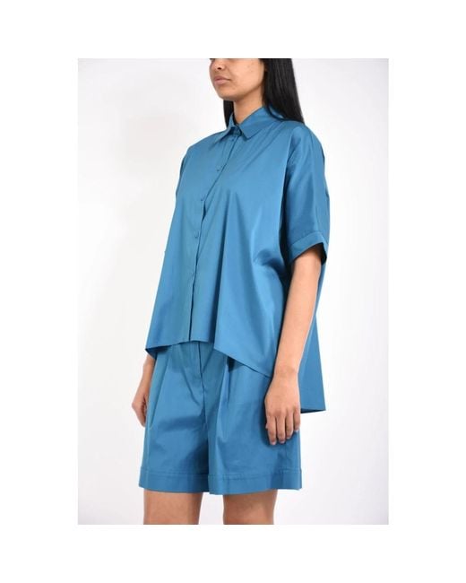 Max Mara Blue Shirts
