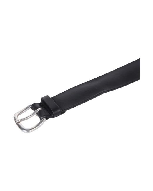 Orciani Accessoires ,Zwart ,Leer Leren Riem in het Black voor heren