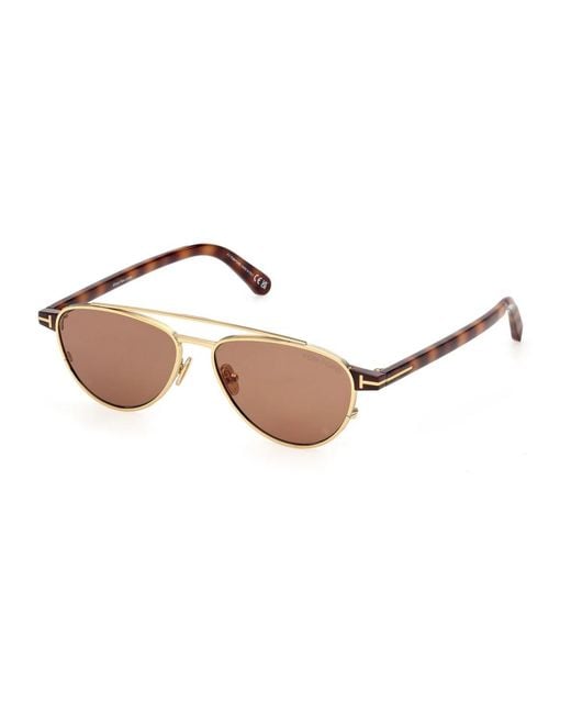 Tom Ford Brown Sunglasses for men