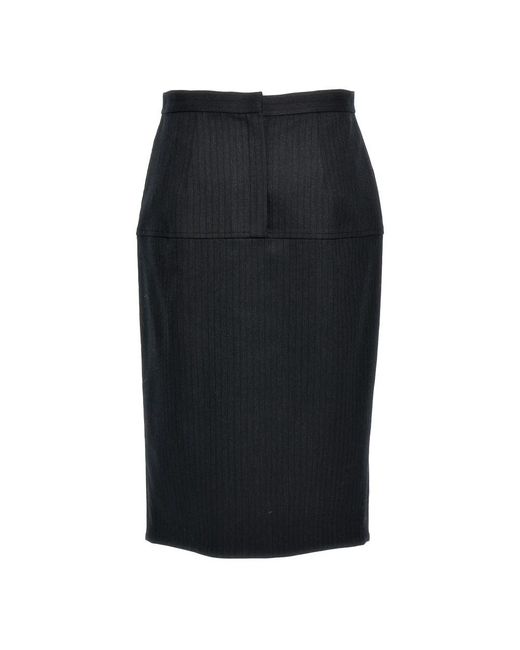 Fendi Black Midi Skirts