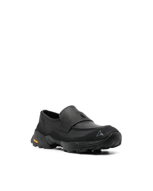 Roa Black Loafers for men