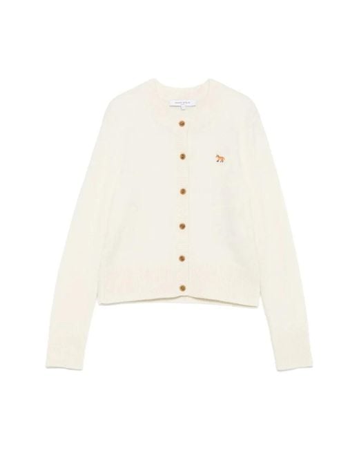 Cardigans di Maison Kitsuné in White
