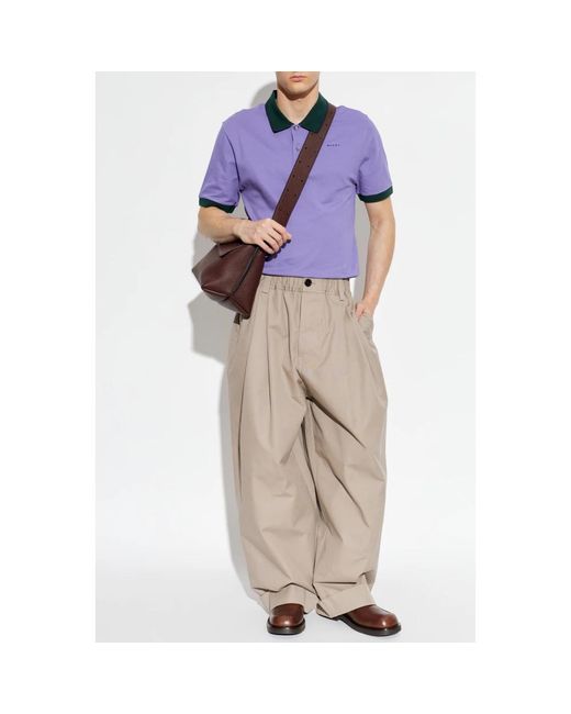Marni Natural Wide Trousers for men