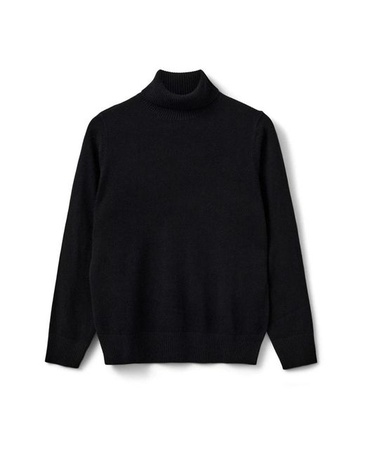 Sofie Schnoor Black Schwarzer Strickpullover Nellsw Stil