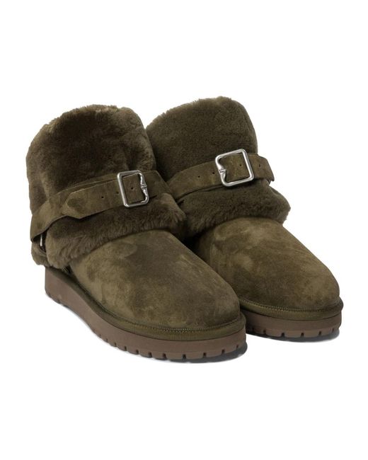 Burberry Green Winter Boots for men