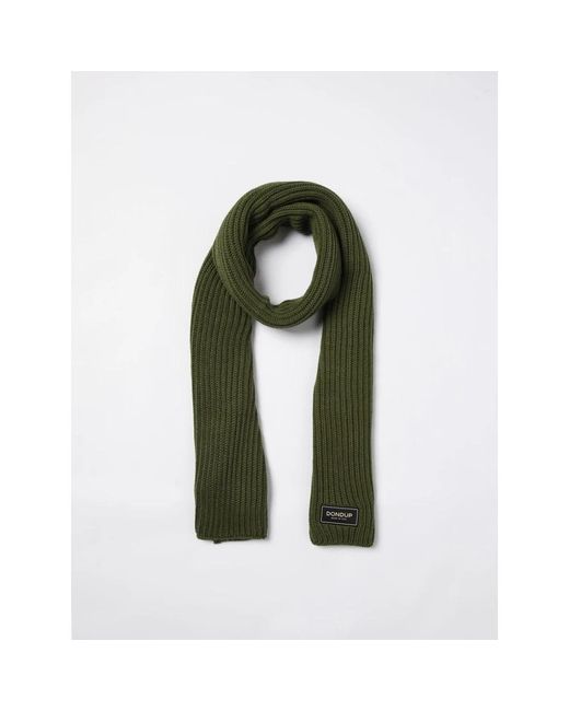 Dondup Green Winter Scarves for men