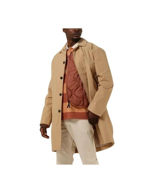 SELECTED R mac coat in Brown für Herren