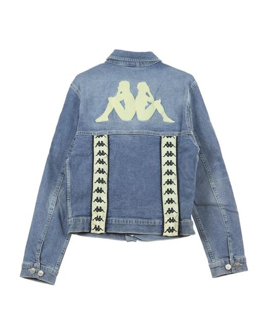 Kappa Jassen ,Blauw ,Denim Blauwe Jeansjas Banda Boetino in het Blue voor heren