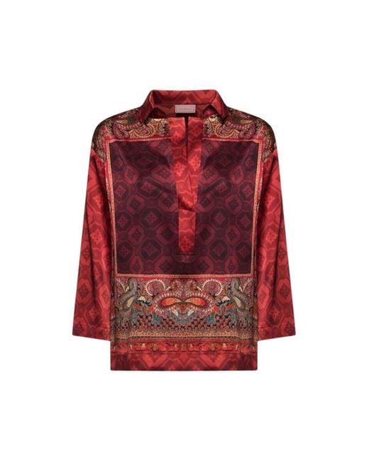Pierre Louis Mascia Red Blouses